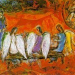 Marc Chagall’s “Abraham and Three Angels”