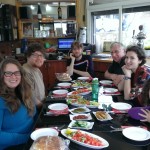 Our group at Lunch in Sderot