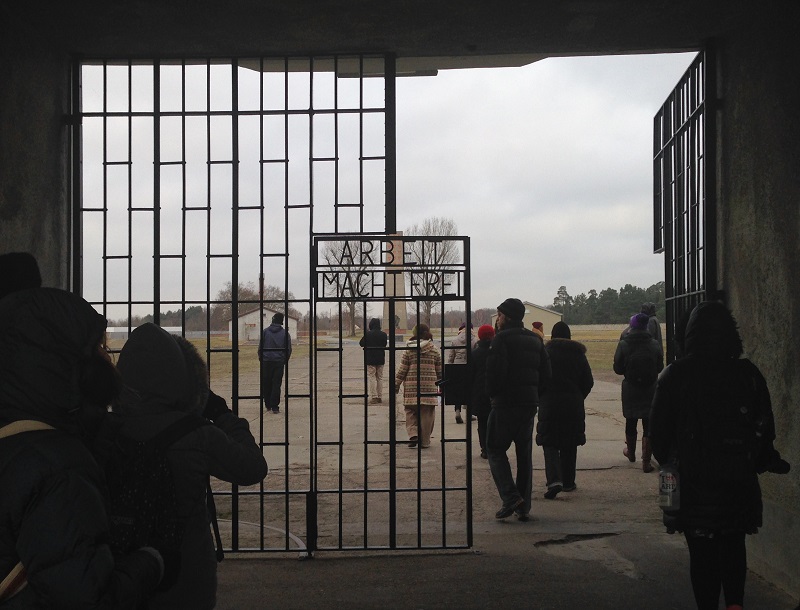 Gate to Sachsenhausen Concentration Camp Photo credit: Biana Gorelik